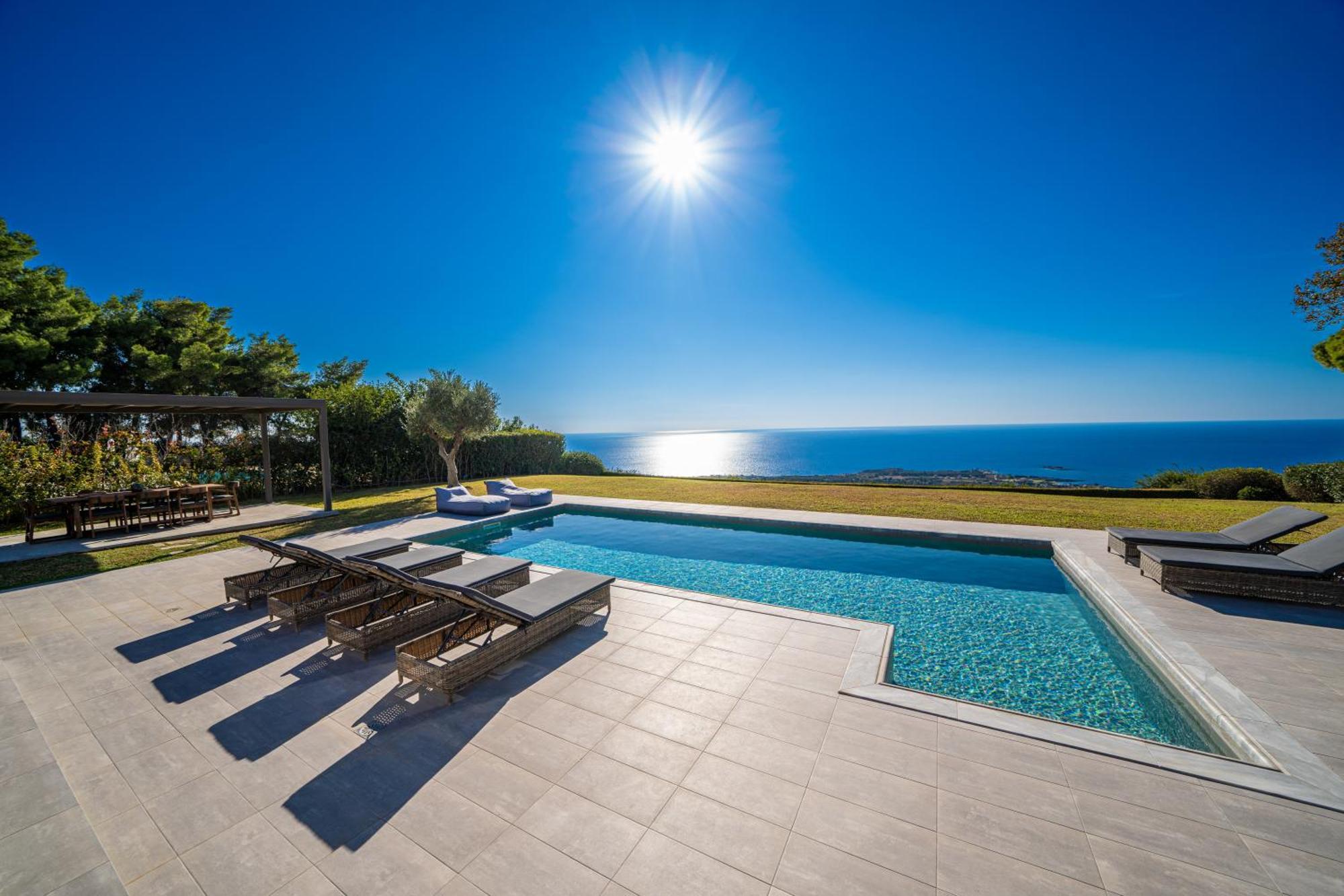 Villa Grande Azzurro Lakíthra Exterior foto